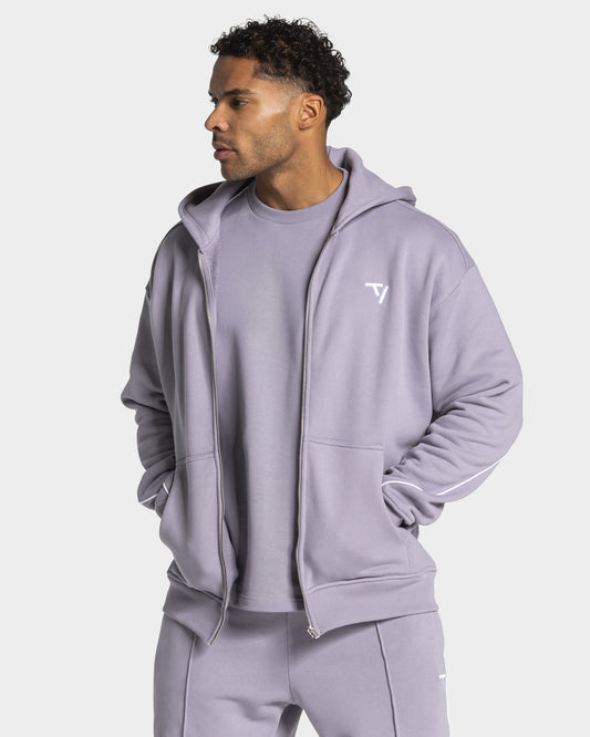 Contrastline Zip Jacket ‘Lavender’