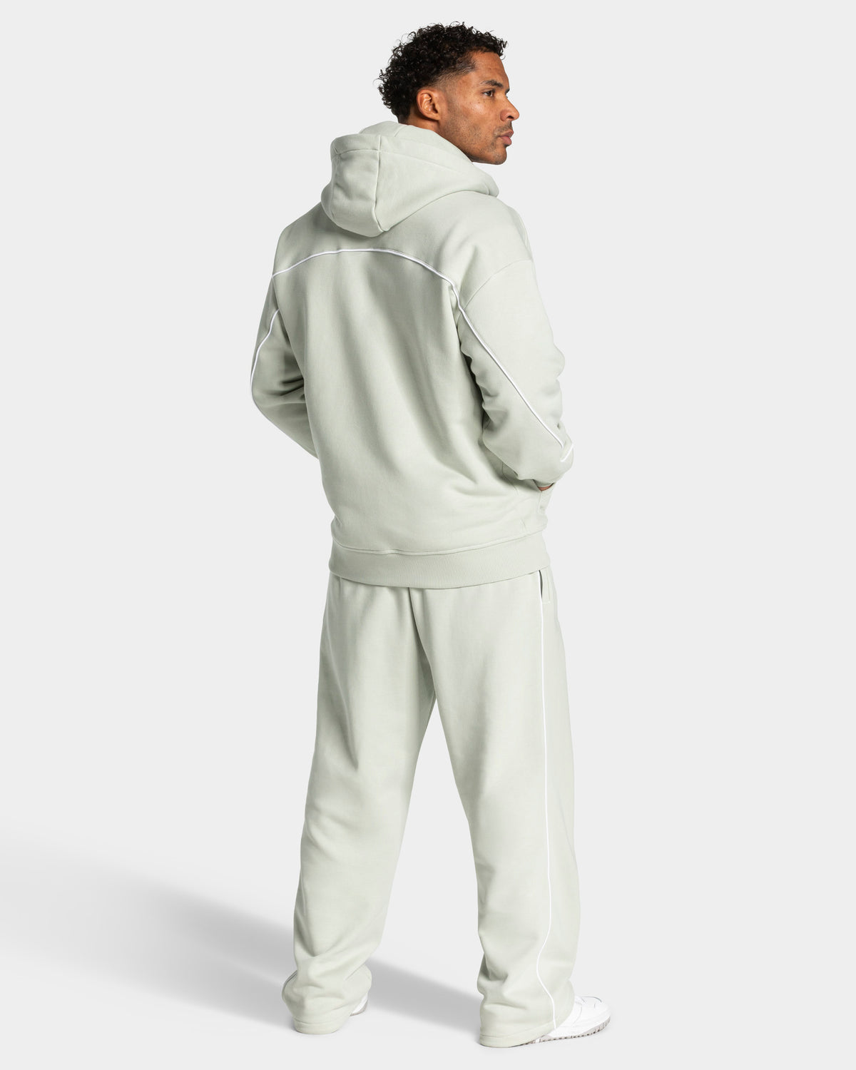 Contrastline Zip Jacket ‘Pistachio’