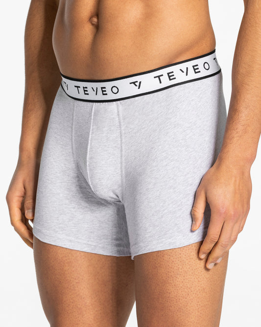 Core Boxershorts (3er-Pack) "Grau Meliert/Midnight/Weiß"