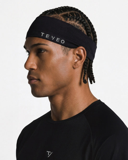 Fascia per la fronte unisex END Running “Nero”