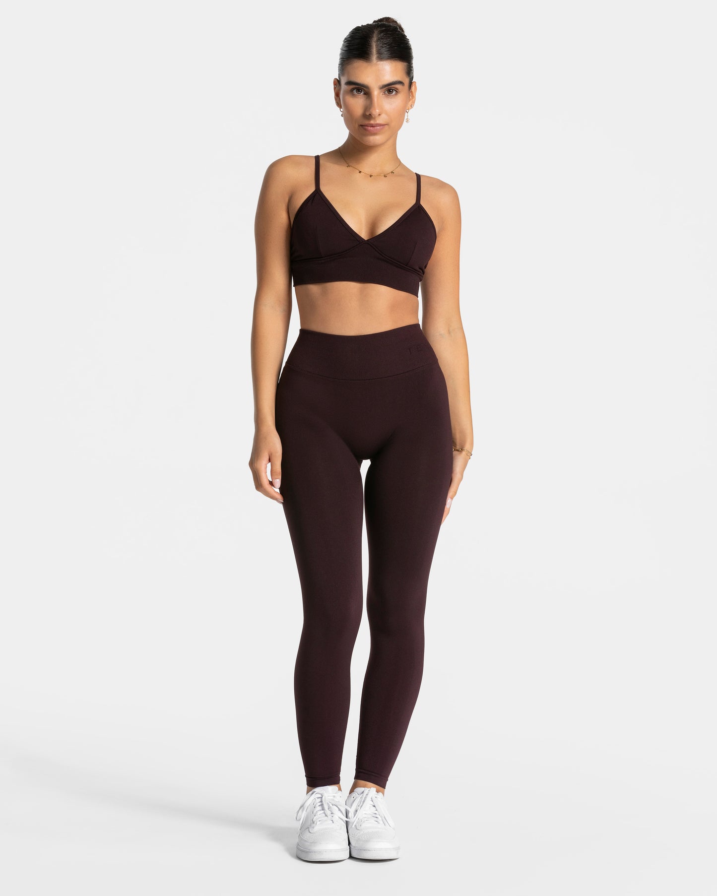 Essence V-Back Covert Scrunch Leggings ‘Merlot’