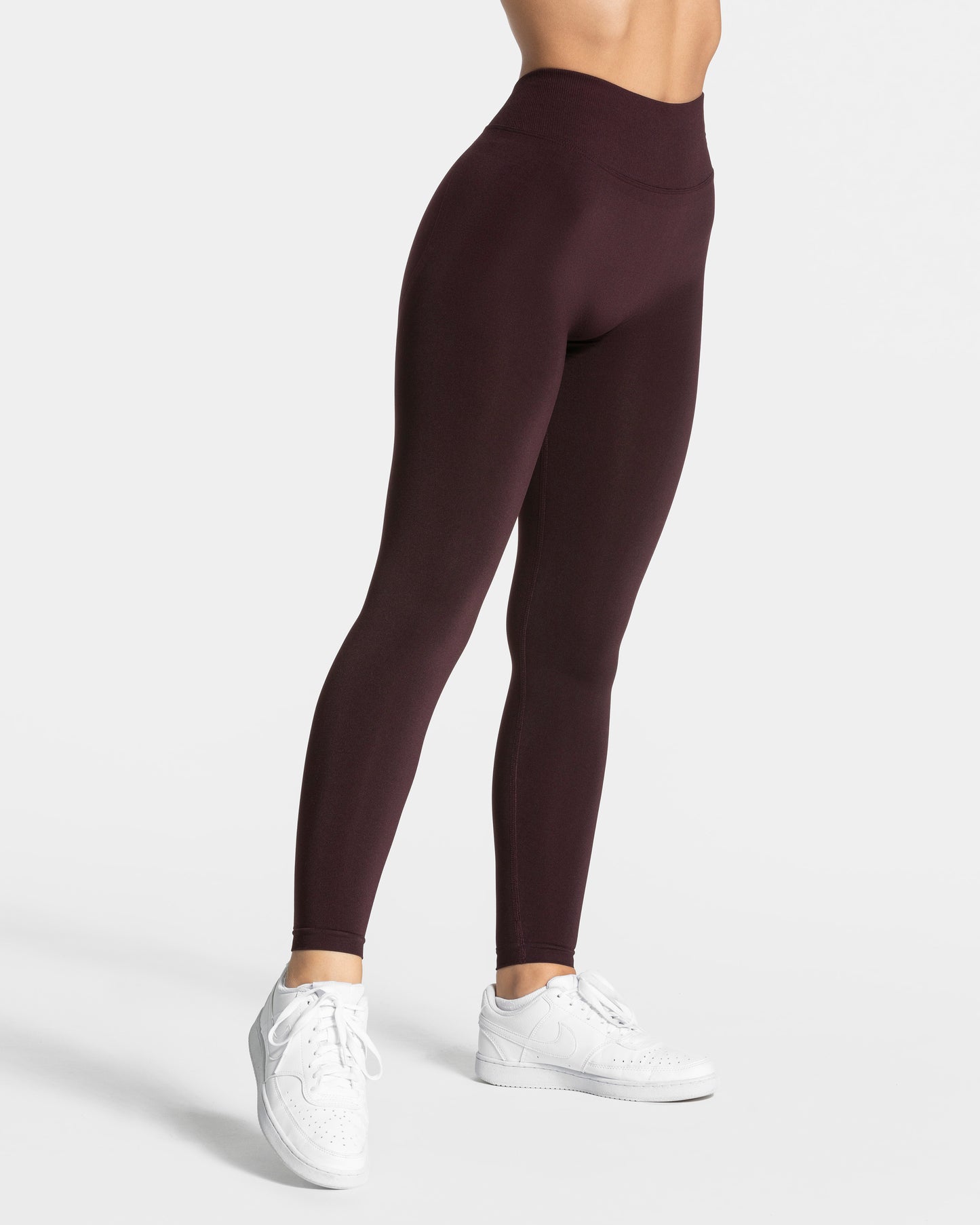 Essence V-Back Covert Scrunch Leggings ‘Merlot’