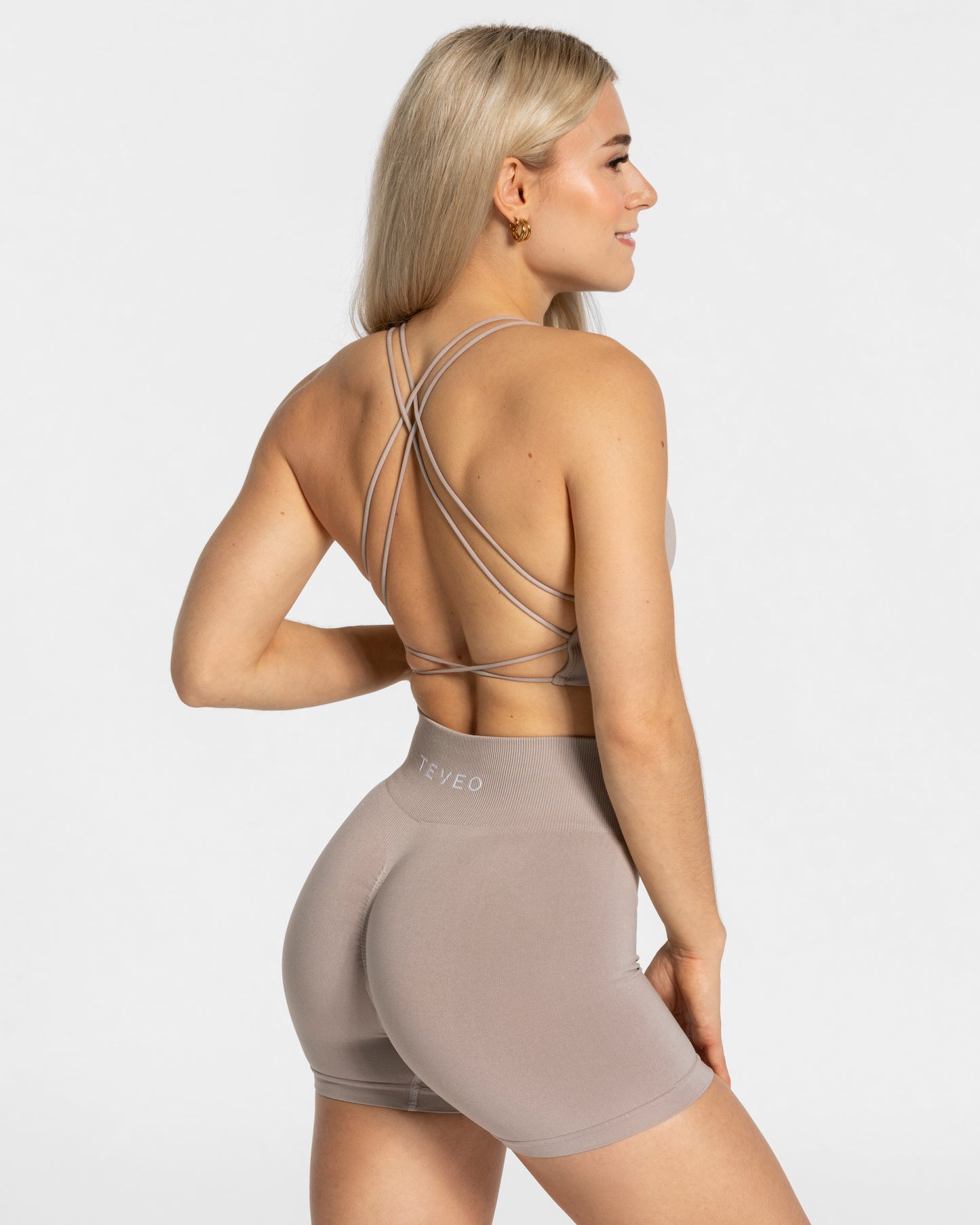 Top Everyday Backless «gris polvo»