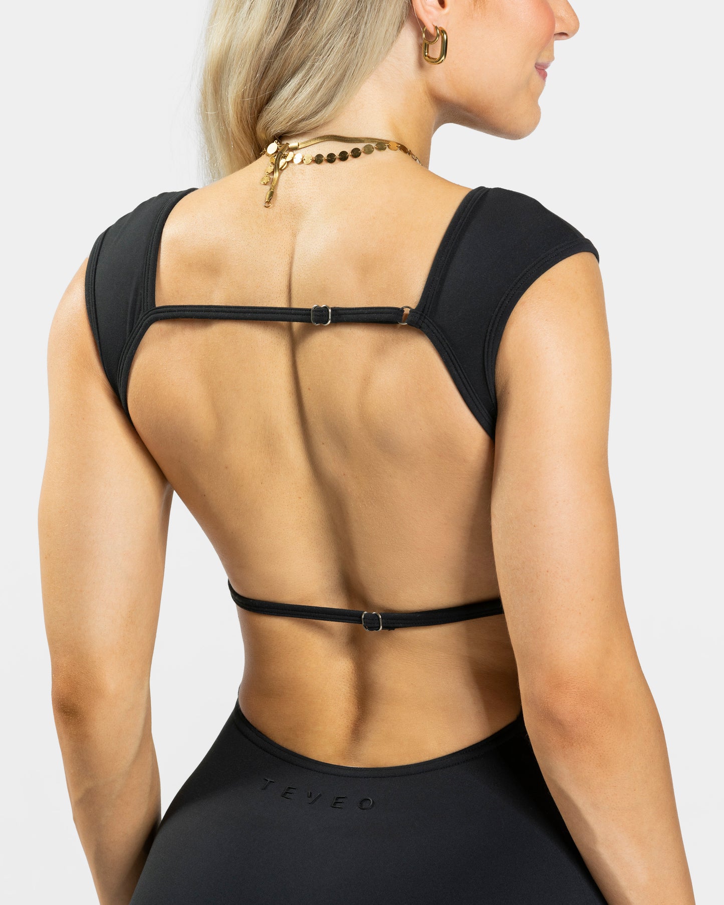 Femme Backless Short Jumpsuit ‘Black’