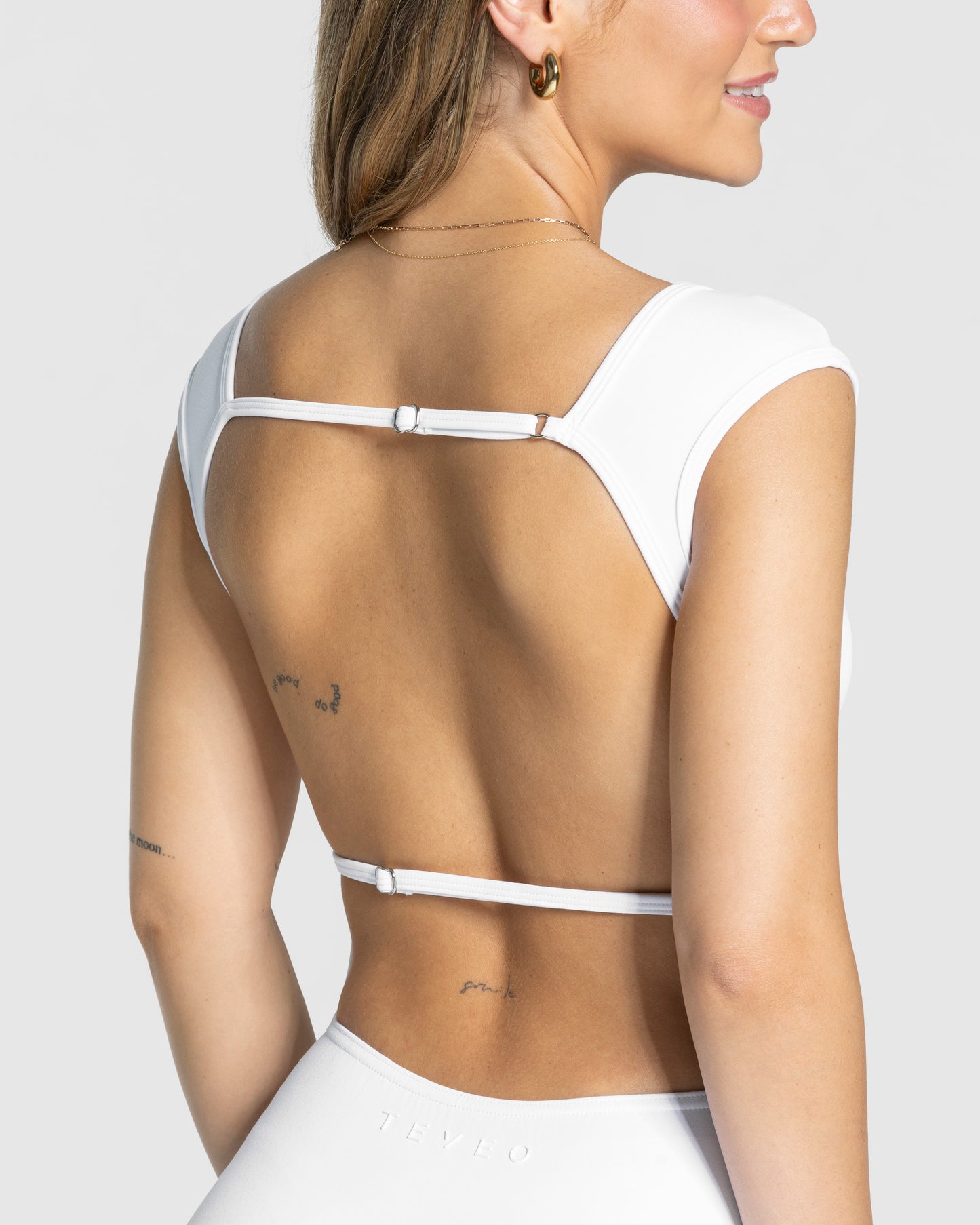 Femme Backless Jumpsuit ‘White’