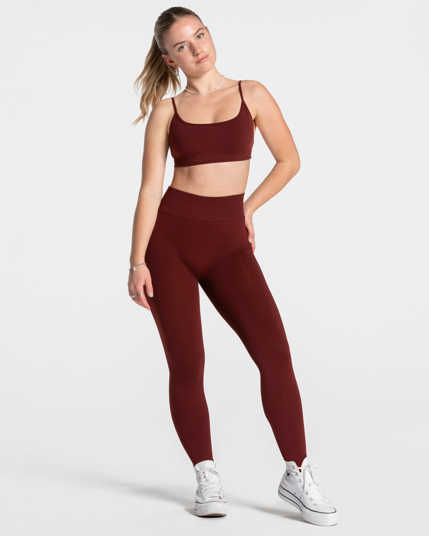 Femme Sculpt Scrunch Leggings "Weinrot"