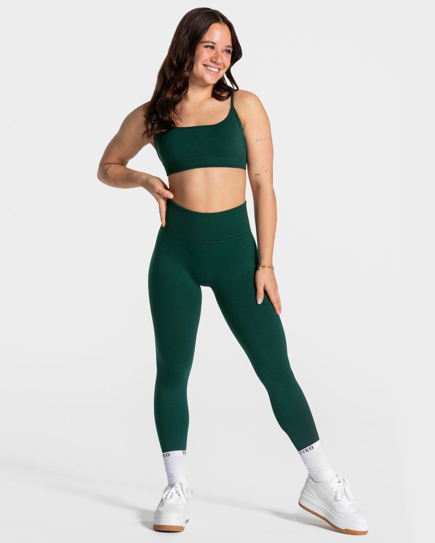 Femme Sculpt Scrunch Leggings "Dunkelgrün"