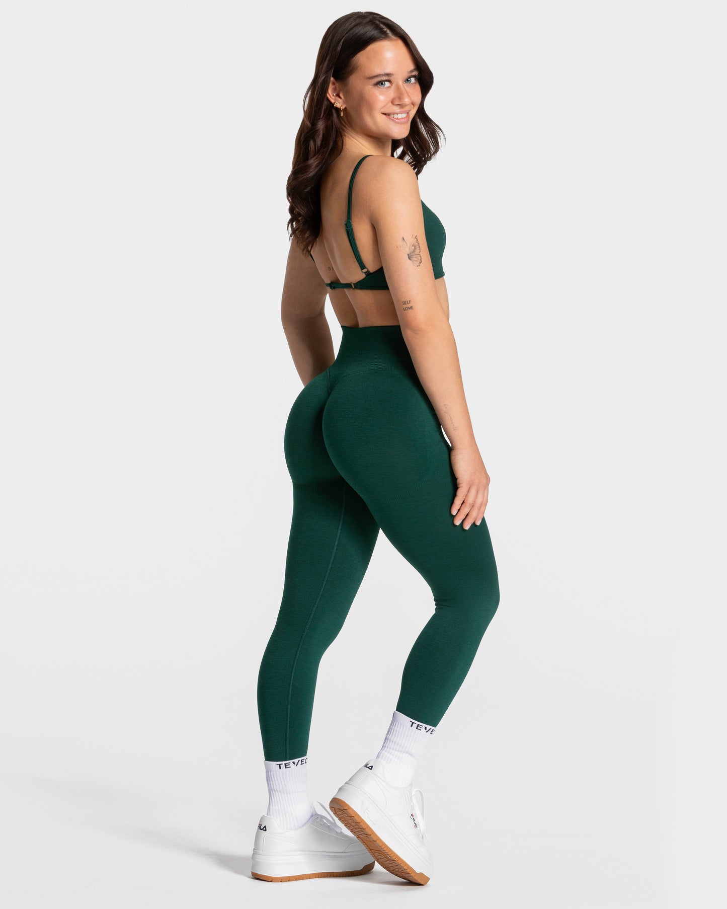 Femme Sculpt Scrunch Leggings "Dunkelgrün"