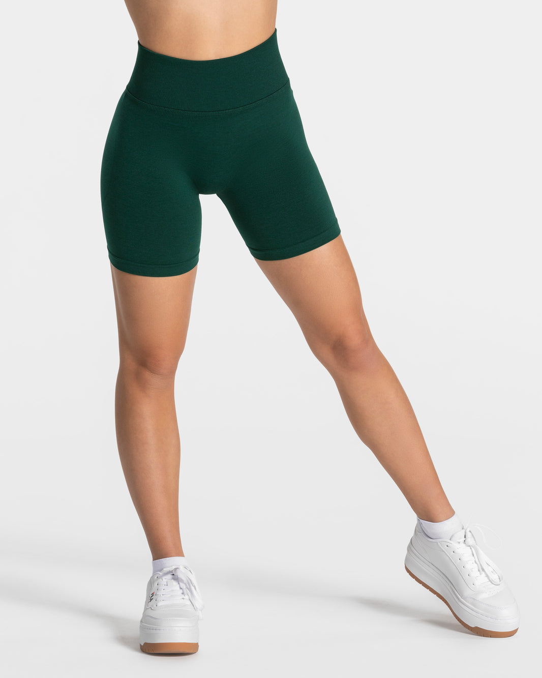 Shorts Femme Sculpt Scrunch «verde oscuro»