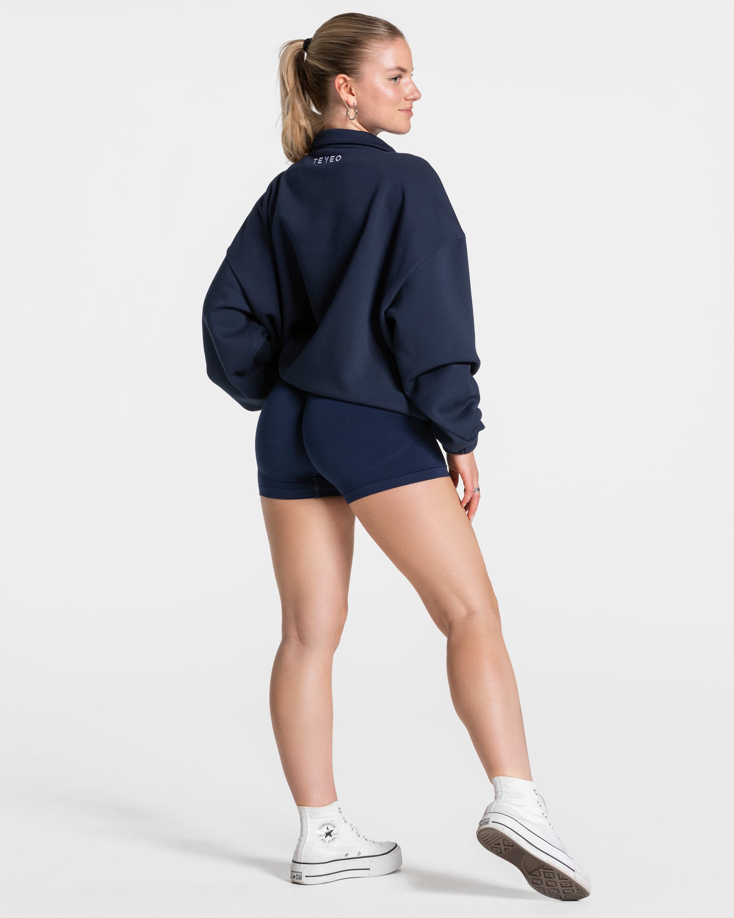 Femme Half Zip Sweater ‘Dark Blue’