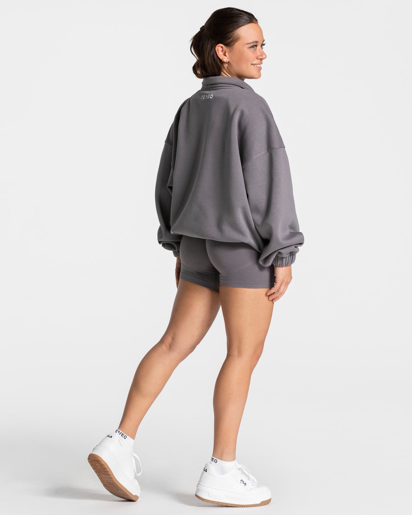 Femme Half Zip Sweater ‘Graphite’