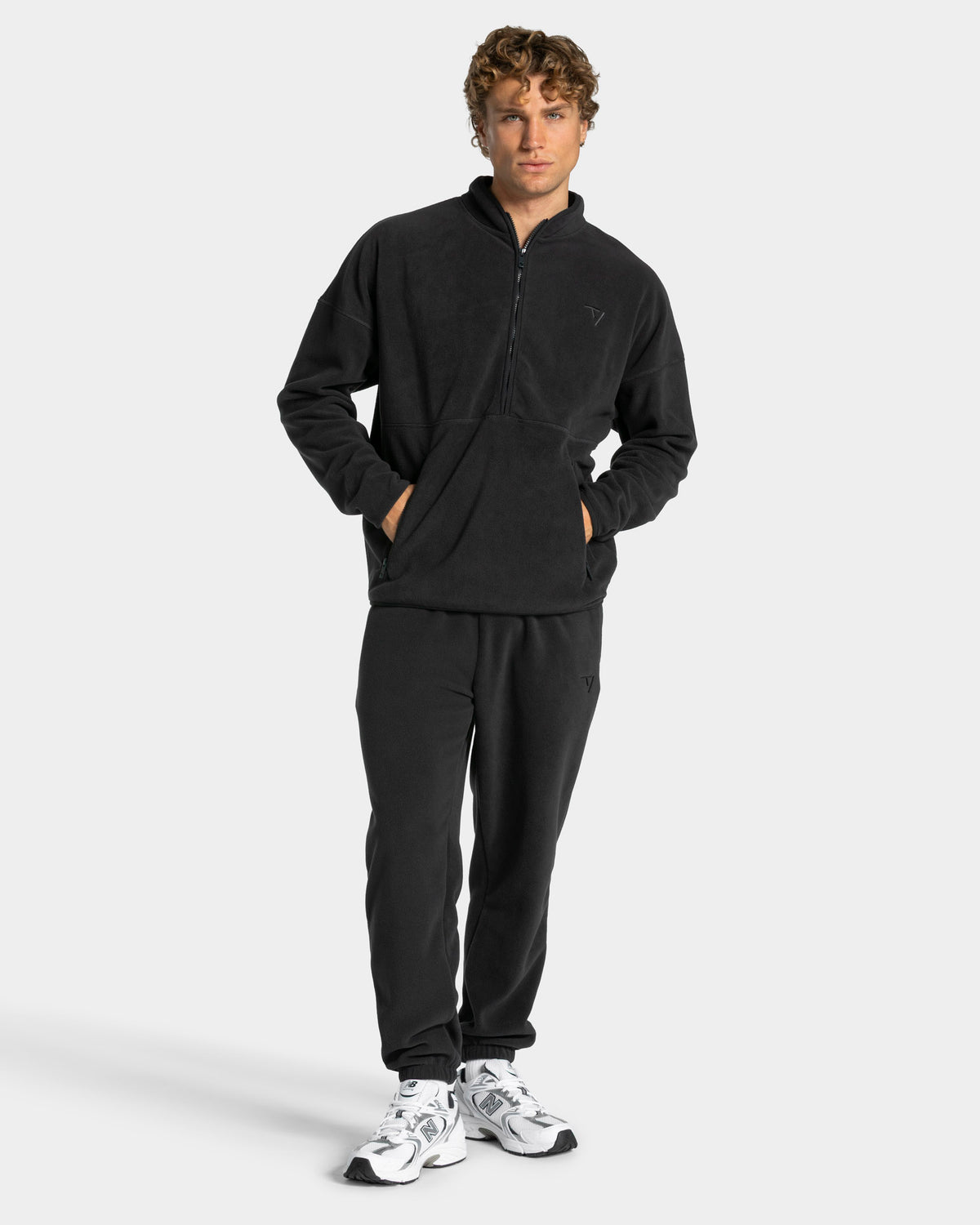 Fleece Half Zip Sweater ‘Anthracite’
