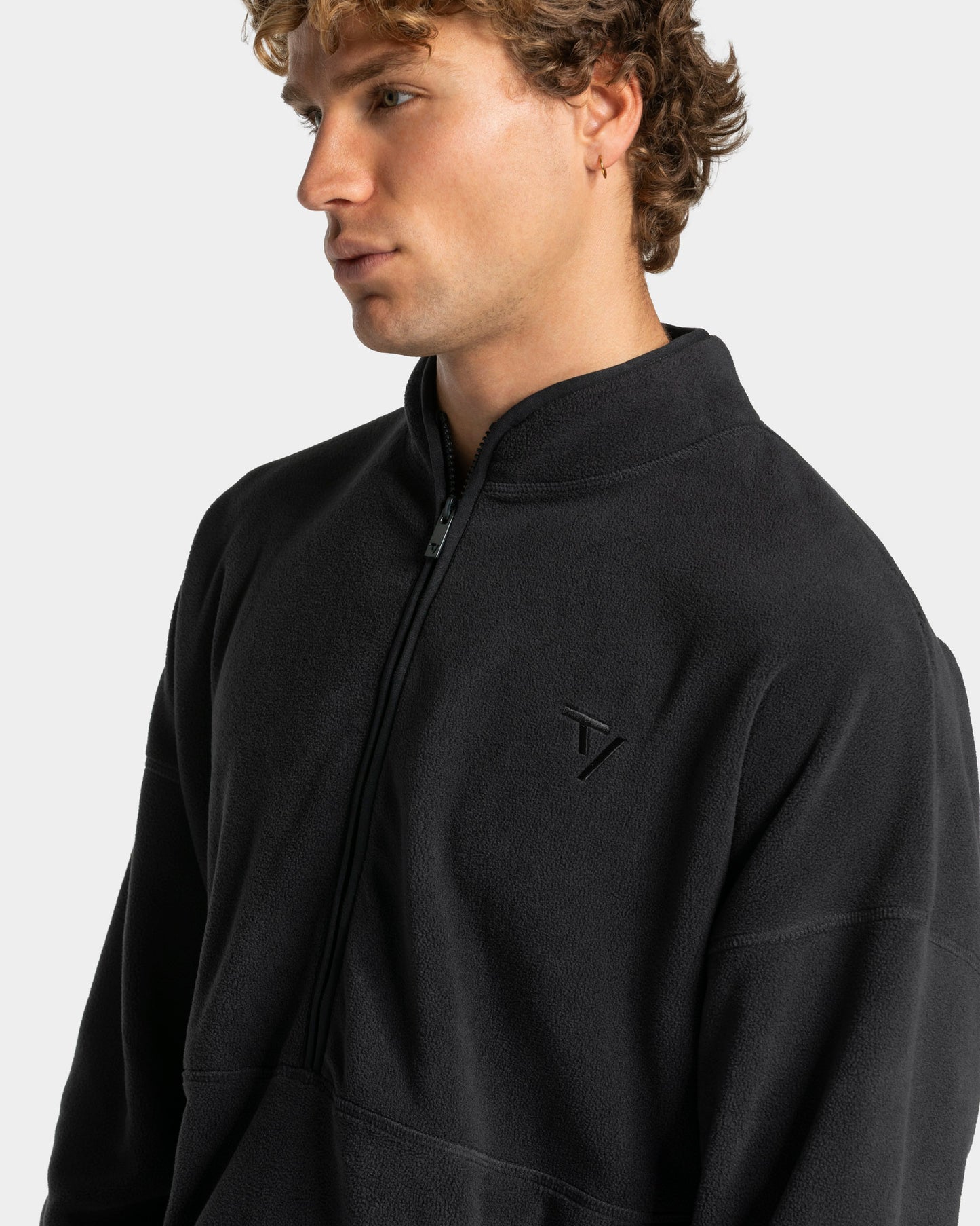 Fleece Half Zip Sweater ‘Anthracite’