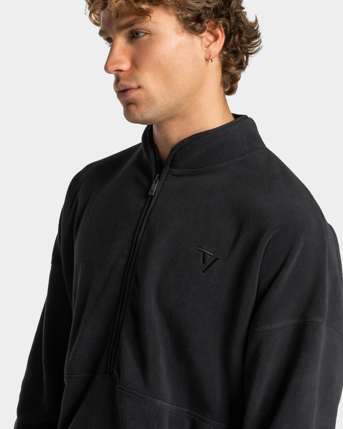 Fleece Half Zip Sweater ‘Anthracite’