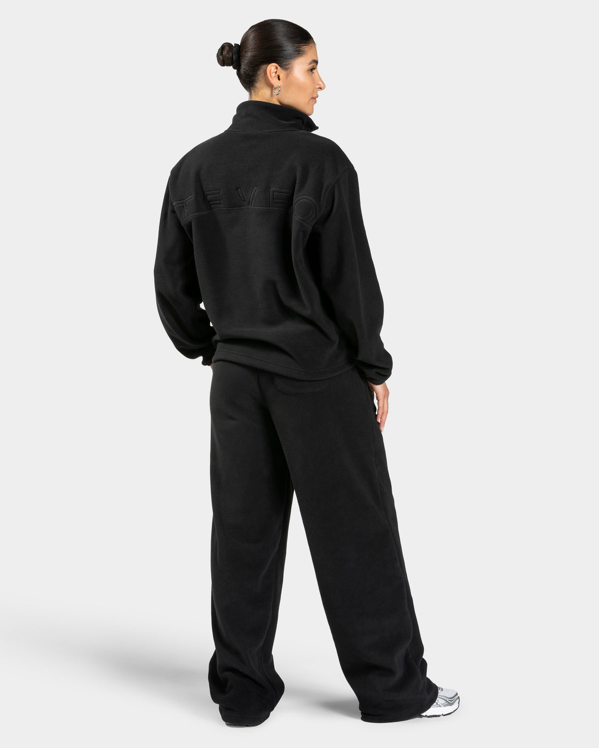 Fleece Straight Leg Joggers ‘Black’