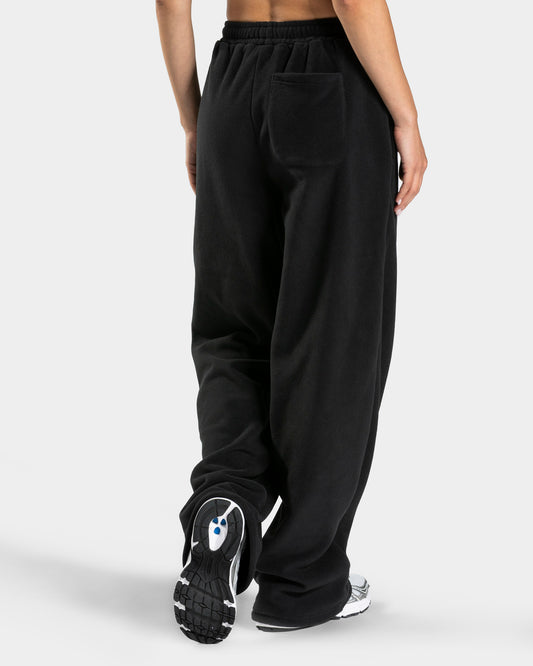 Fleece Straight Leg Joggers ‘Black’