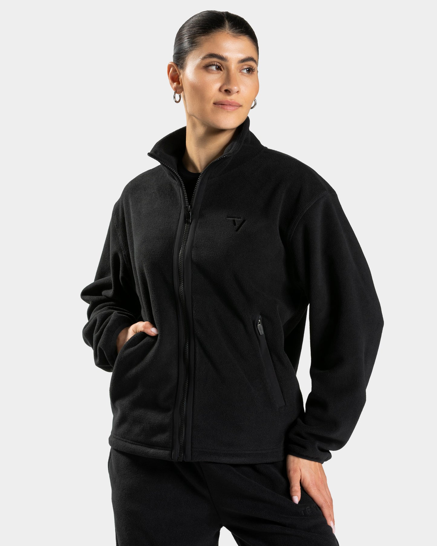 Fleece Zip Jacket ‘Black’