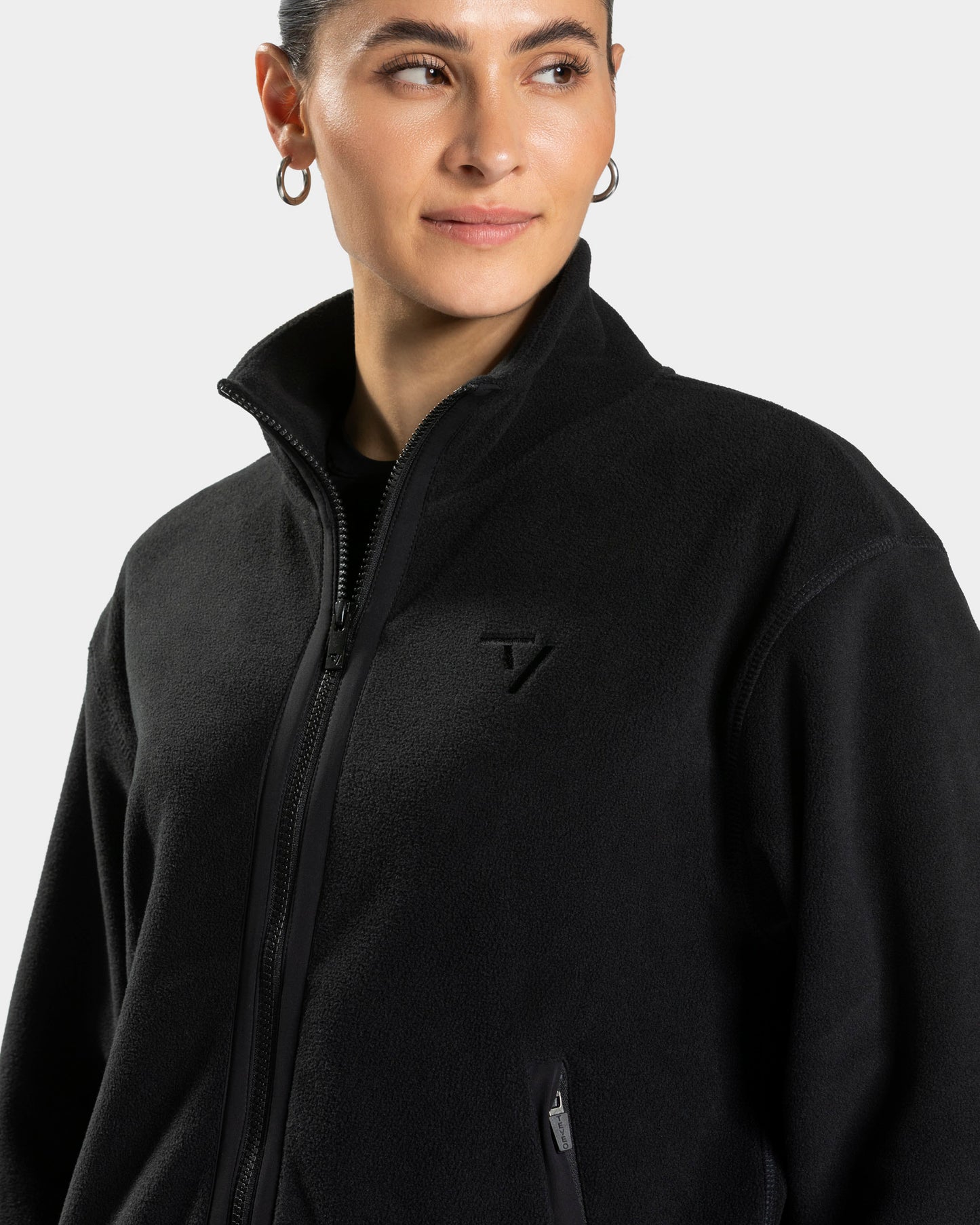 Fleece Zip Jacket ‘Black’