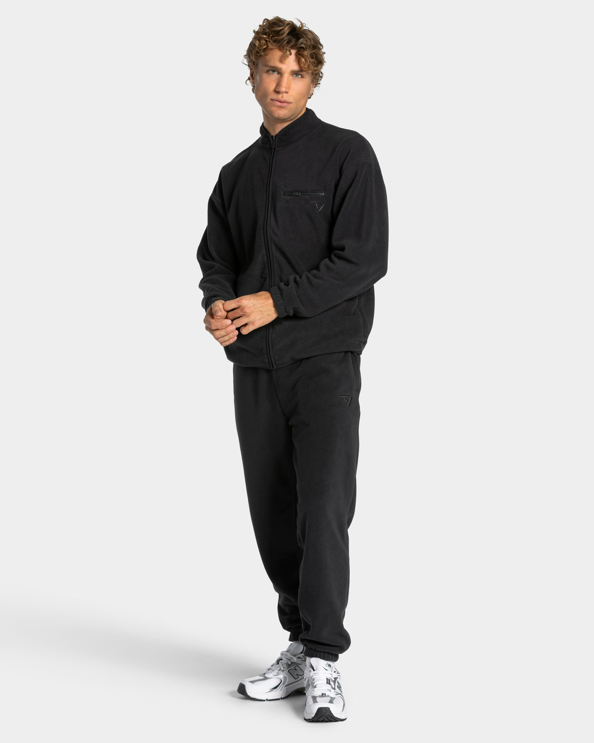 Fleece Zip Jacke ‘Anthracite’