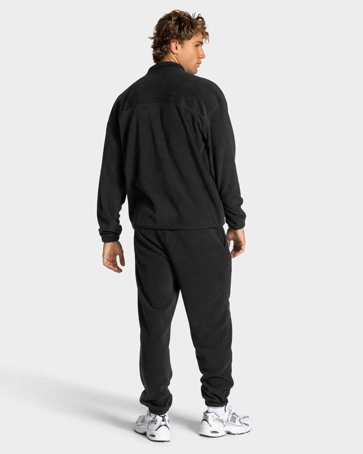 Fleece Zip Jacke ‘Anthracite’
