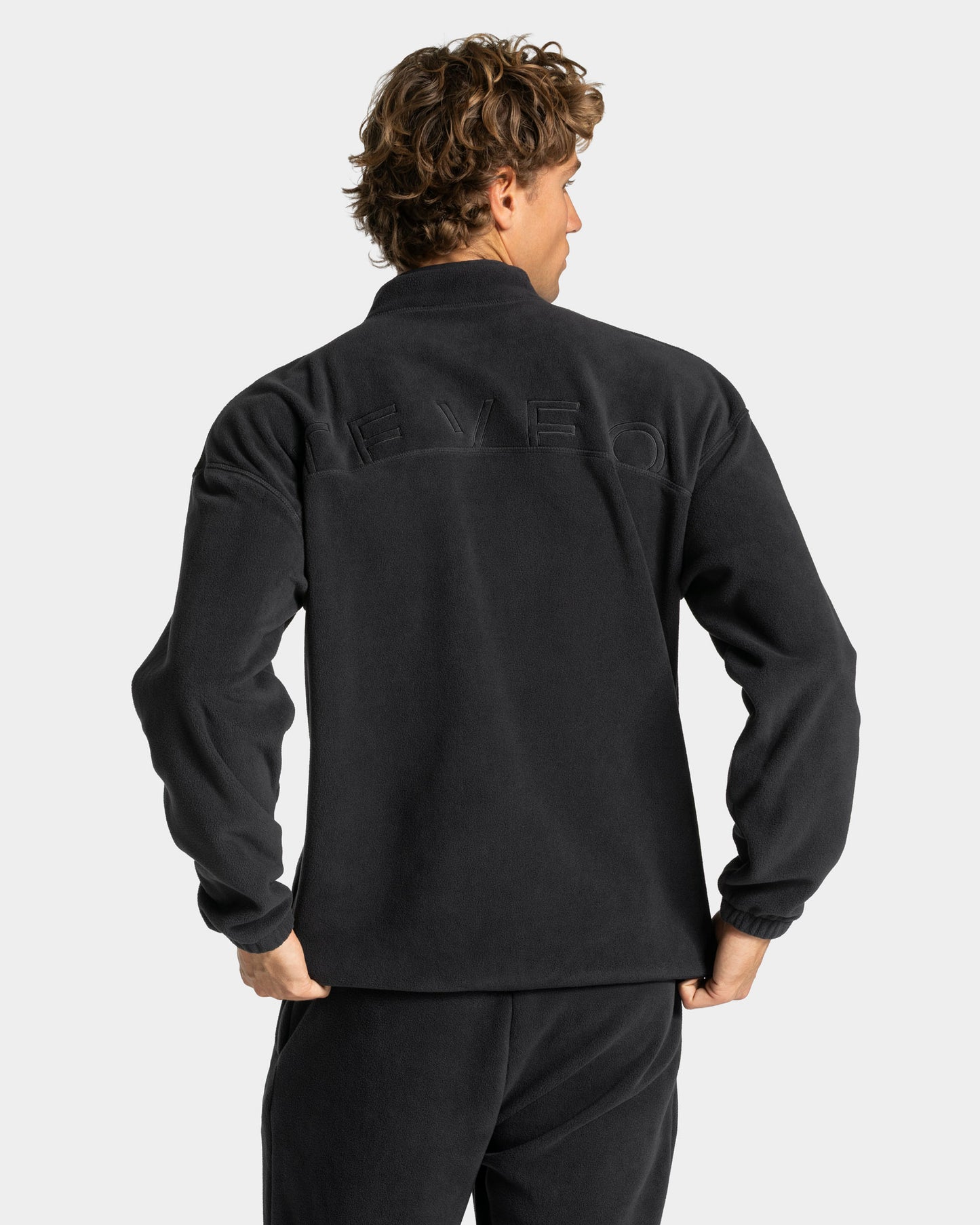 Giacca Fleece con zip “Antracite"