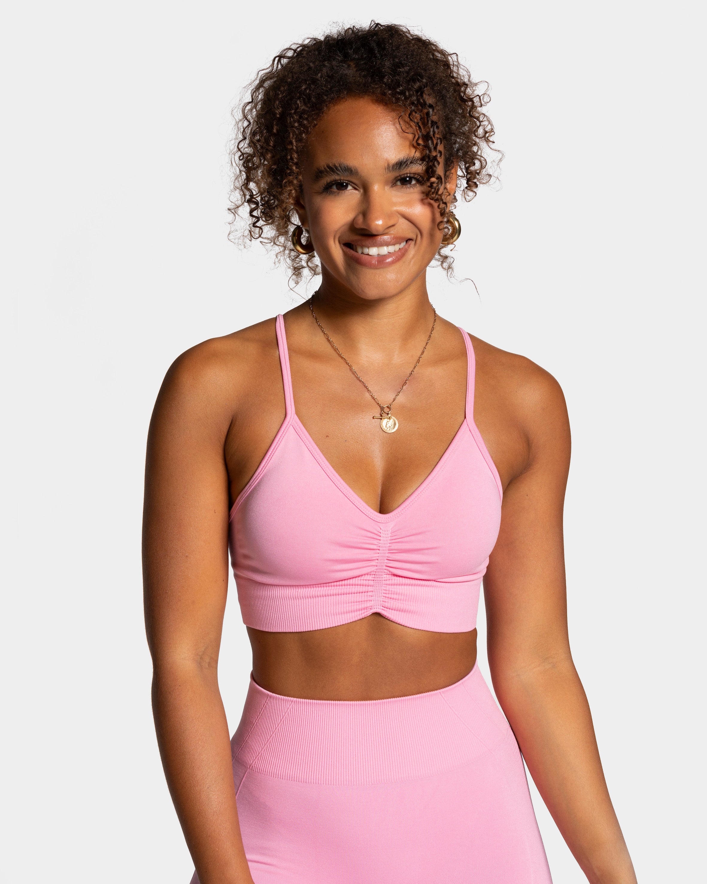 Focus Crop Top 'Pink'