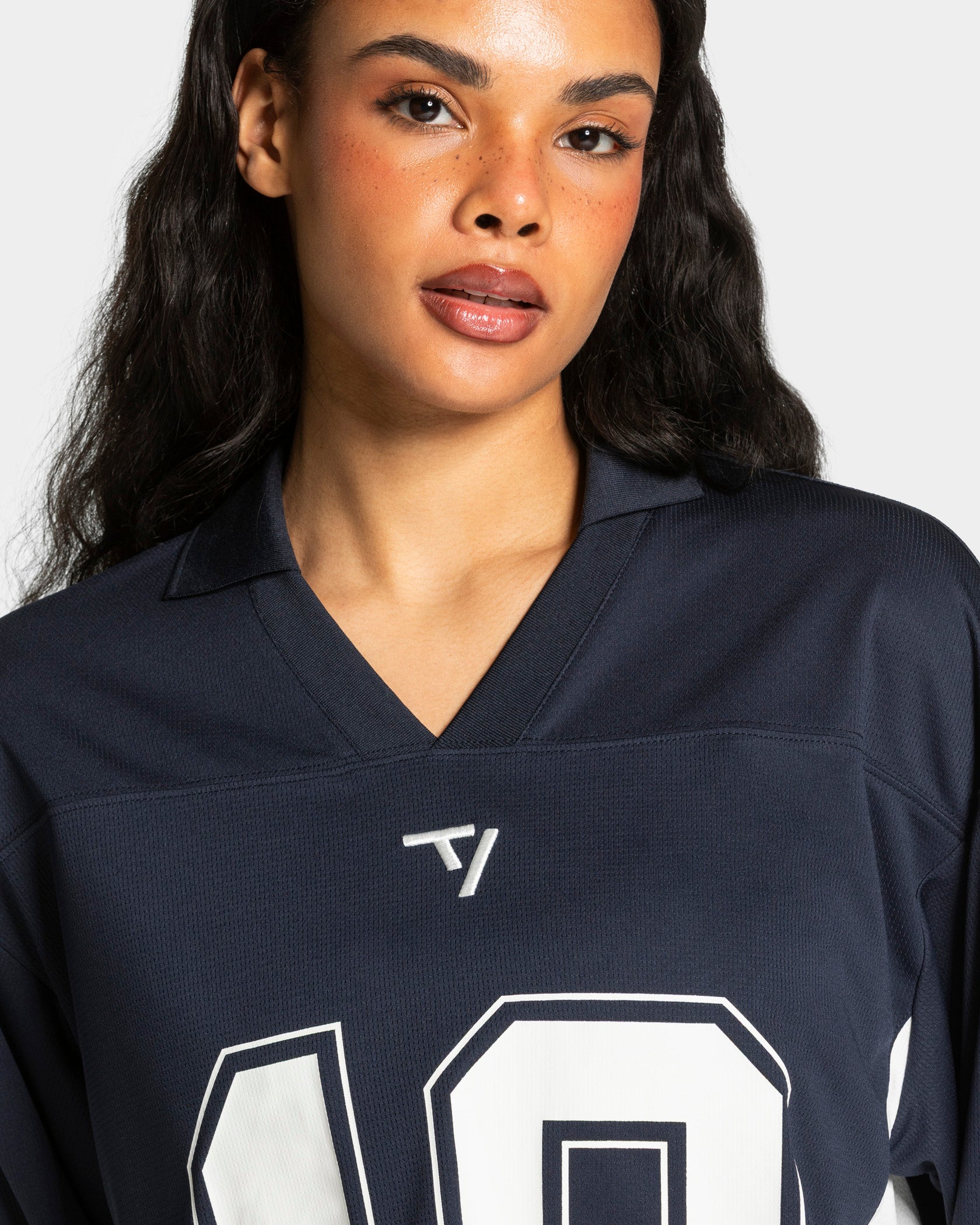 Football Polo Longsleeve 'Midnight'