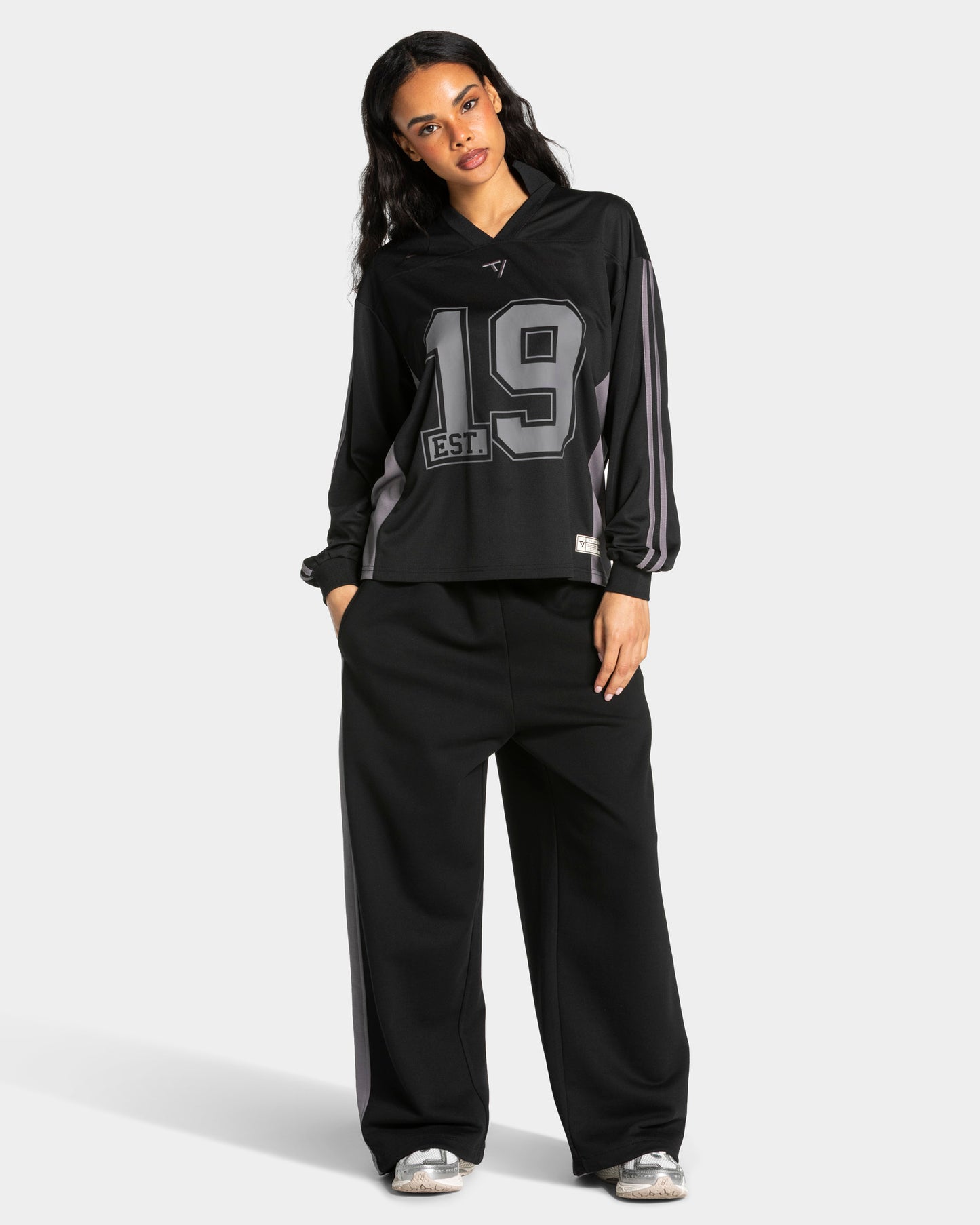 Football Polo Longsleeve ‘Black’