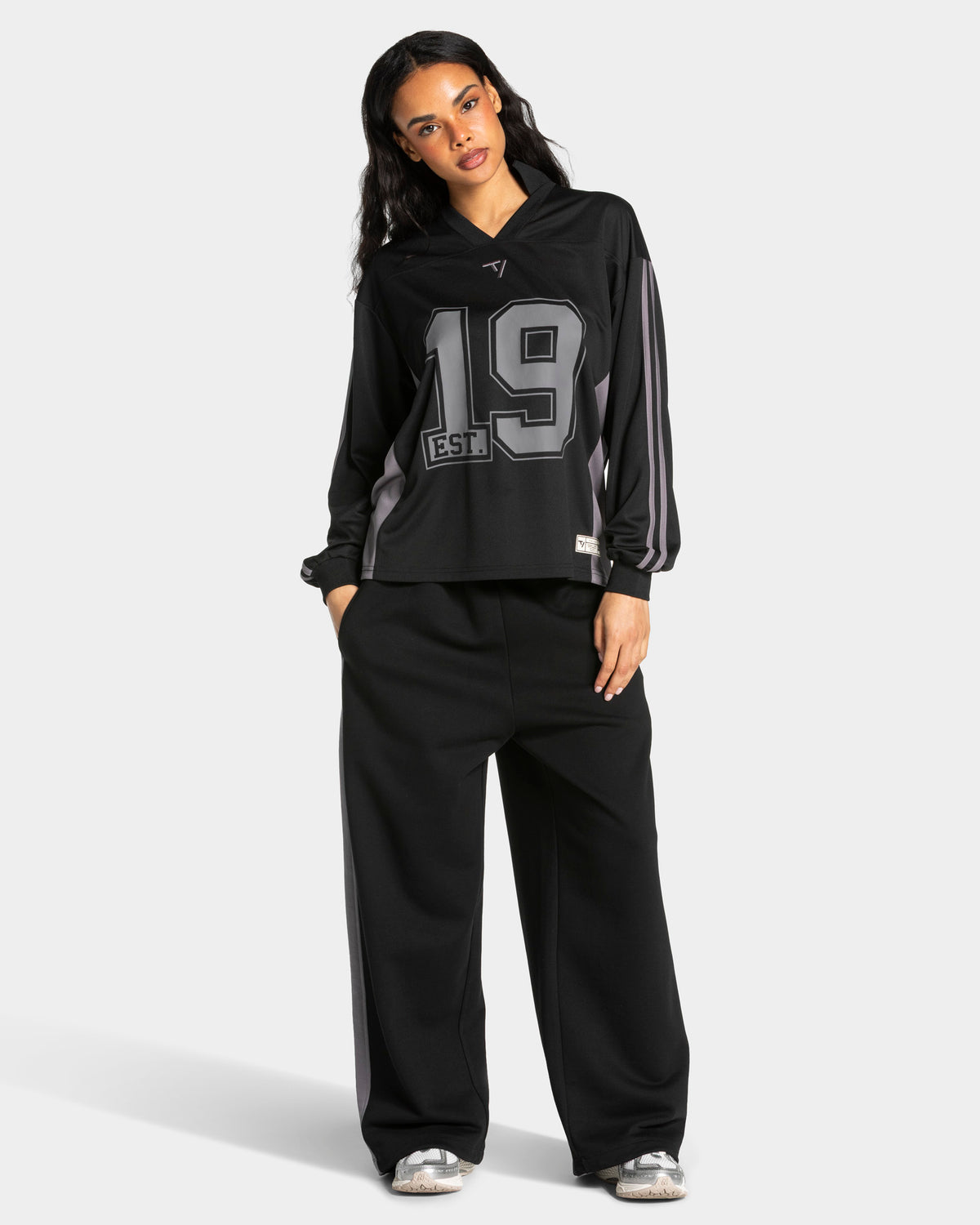 Football Polo Longsleeve ‘Black’