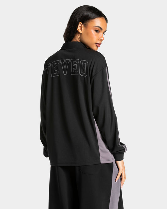 Football Polo Longsleeve ‘Black’