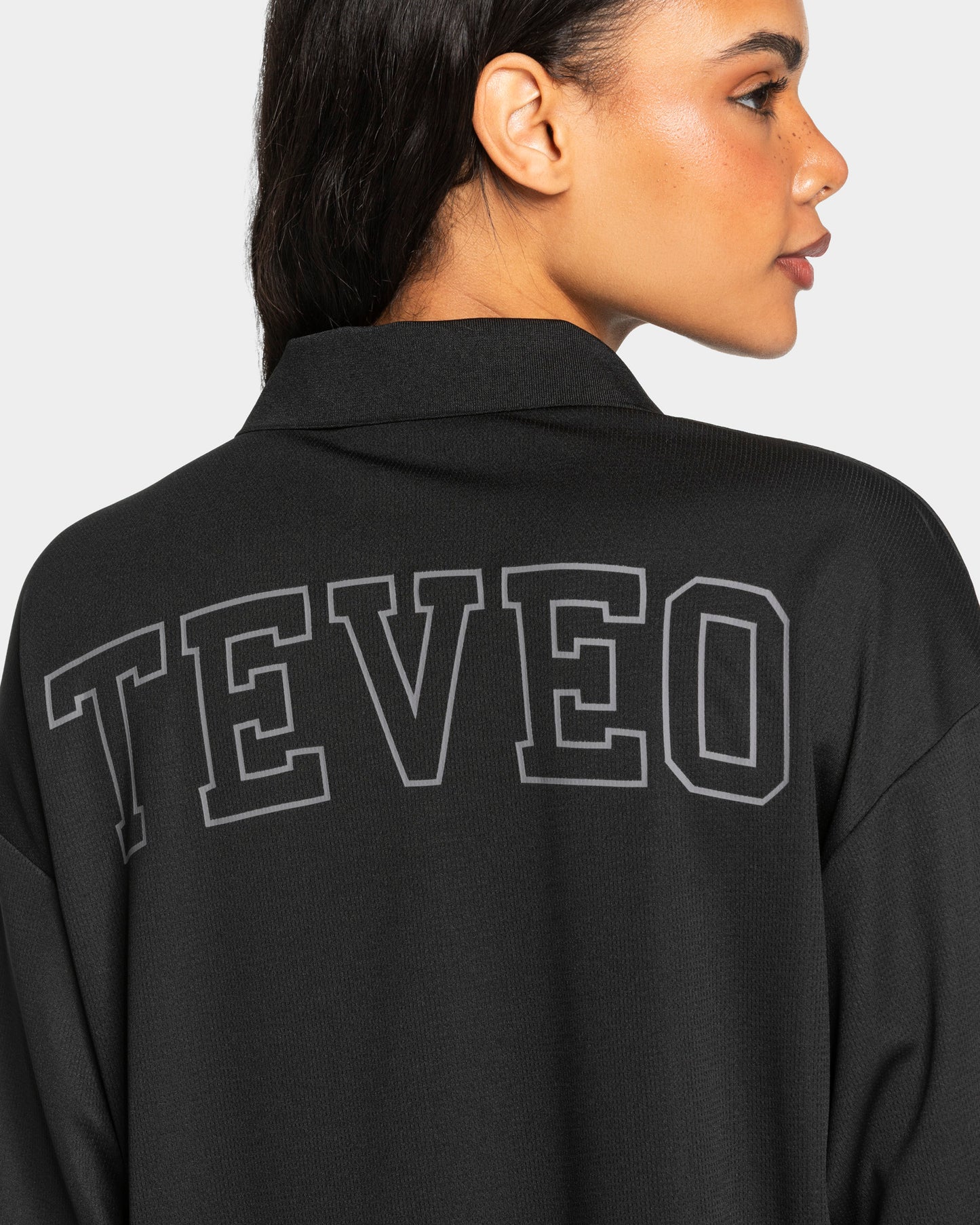 Football Polo Longsleeve ‘Black’