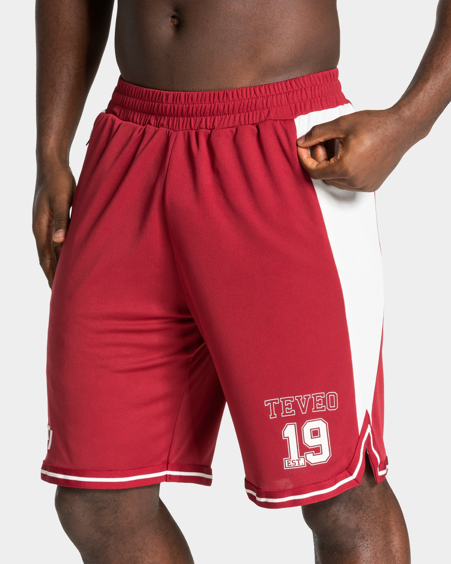 Football Shorts 9 Inch ‘Cranberry’