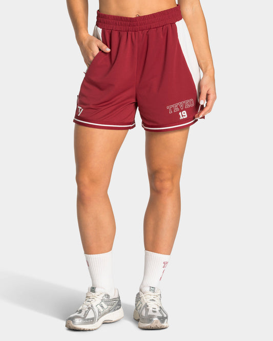 Football Shorts ‘Cranberry’