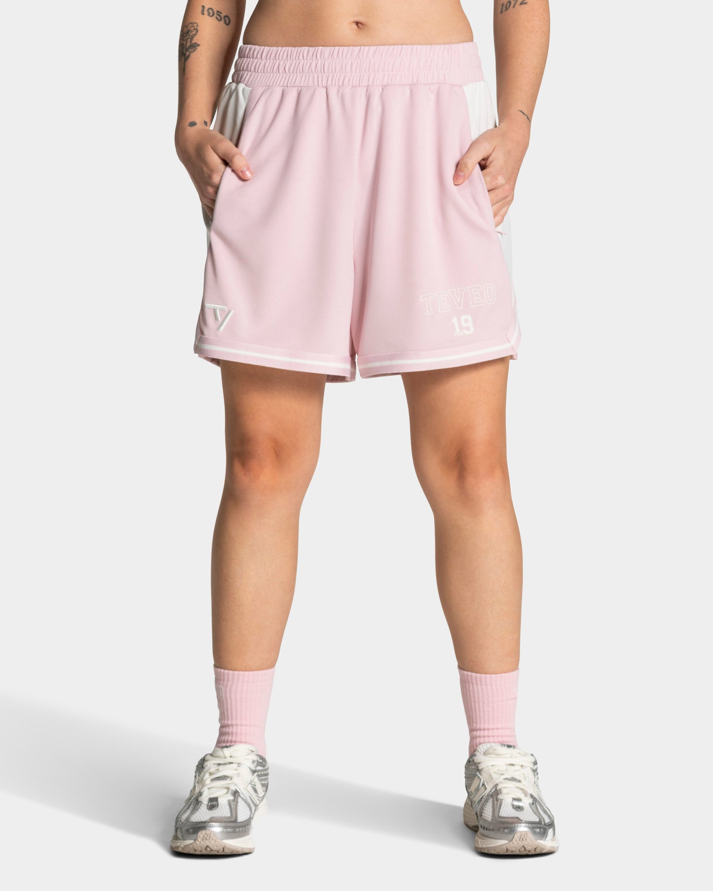 Football Shorts ‘Light Pink’