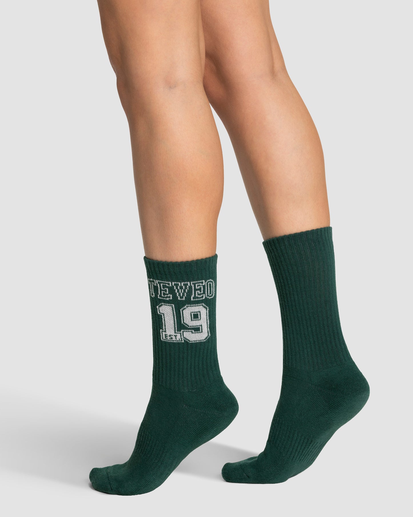 Calcetines Football (pack de dos) «verde oscuro/blanco roto»
