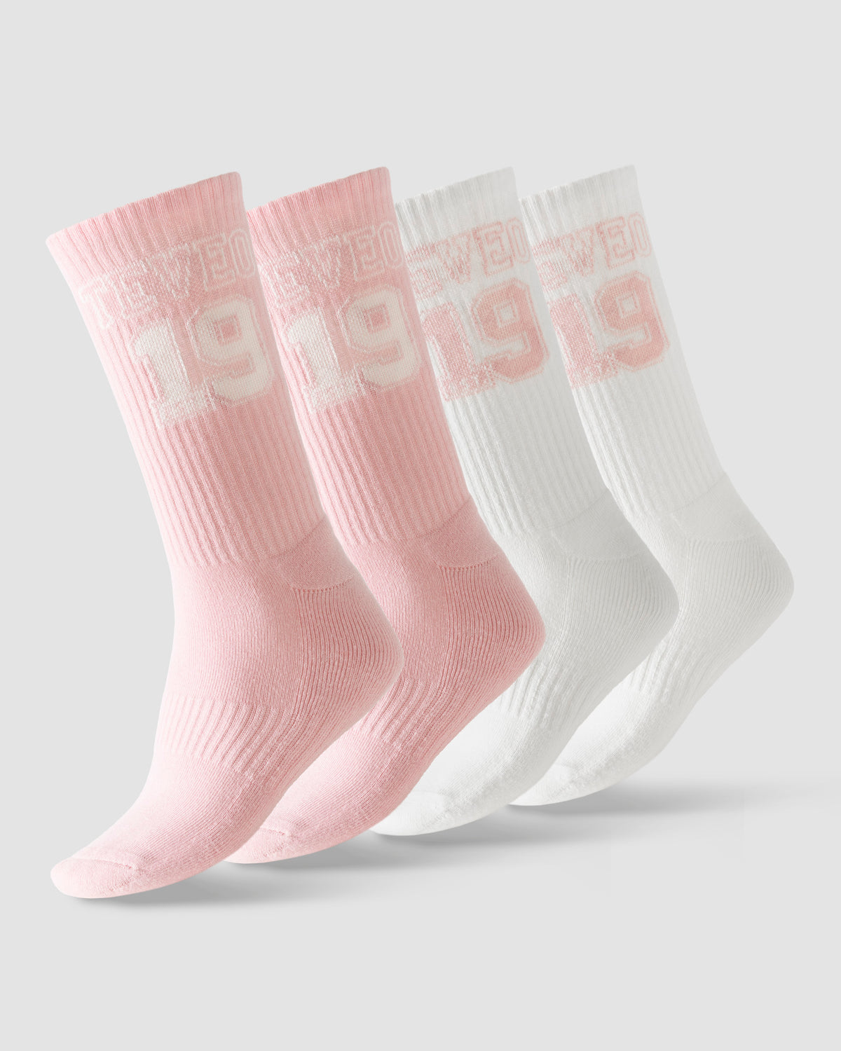 Football Socken (2er-Pack) "Rosa/Off White"
