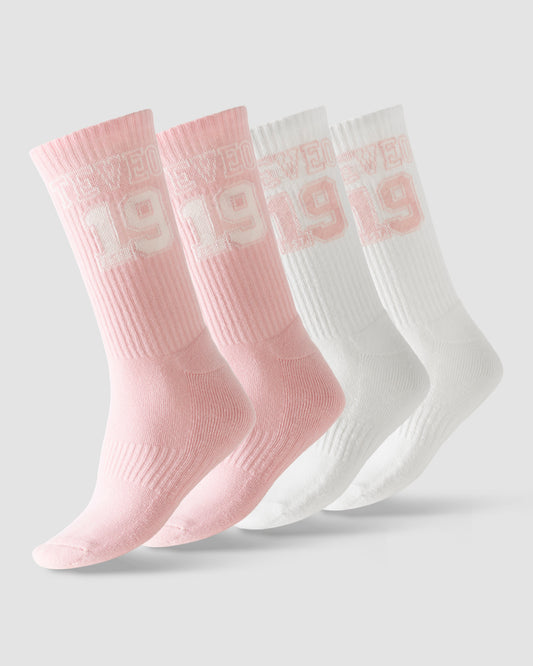 Football Socks ‘Light Pink/Off-White’