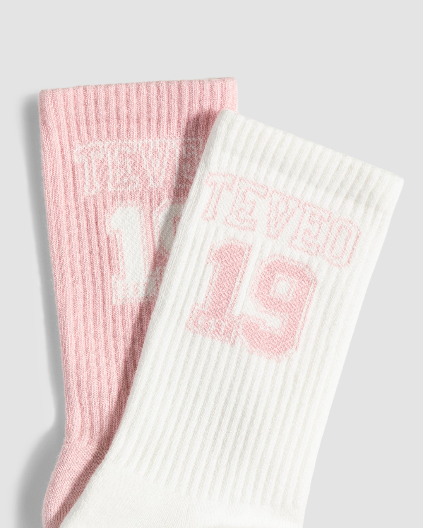 Calcetines Football (pack de dos) «rosado/blanco roto»