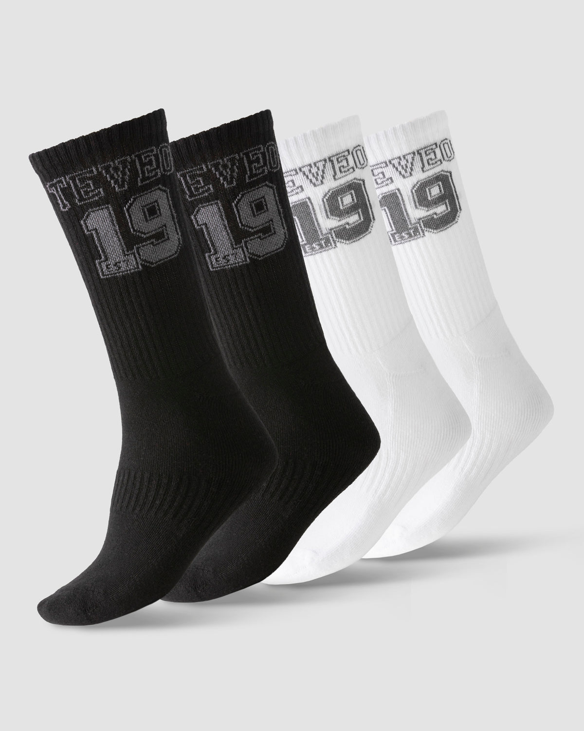 Football Socken (2er-Pack) "Schwarz/Weiß"