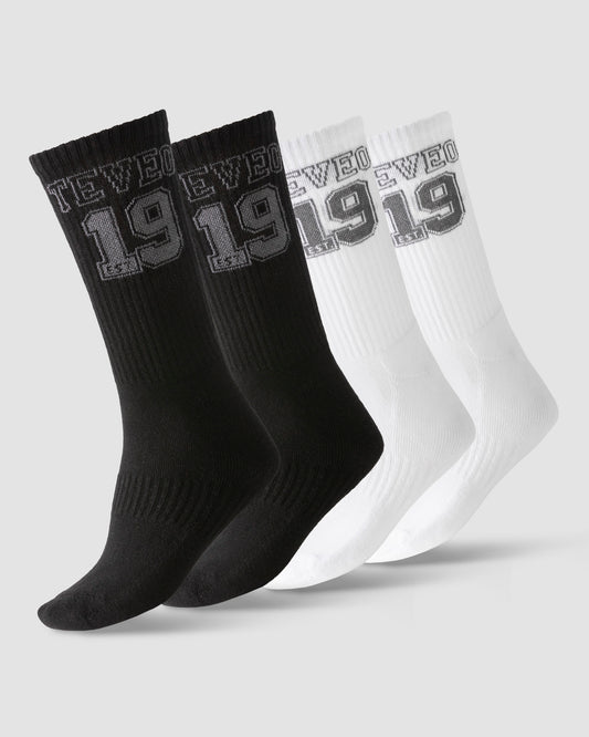 Football Socks ‘Black/White’