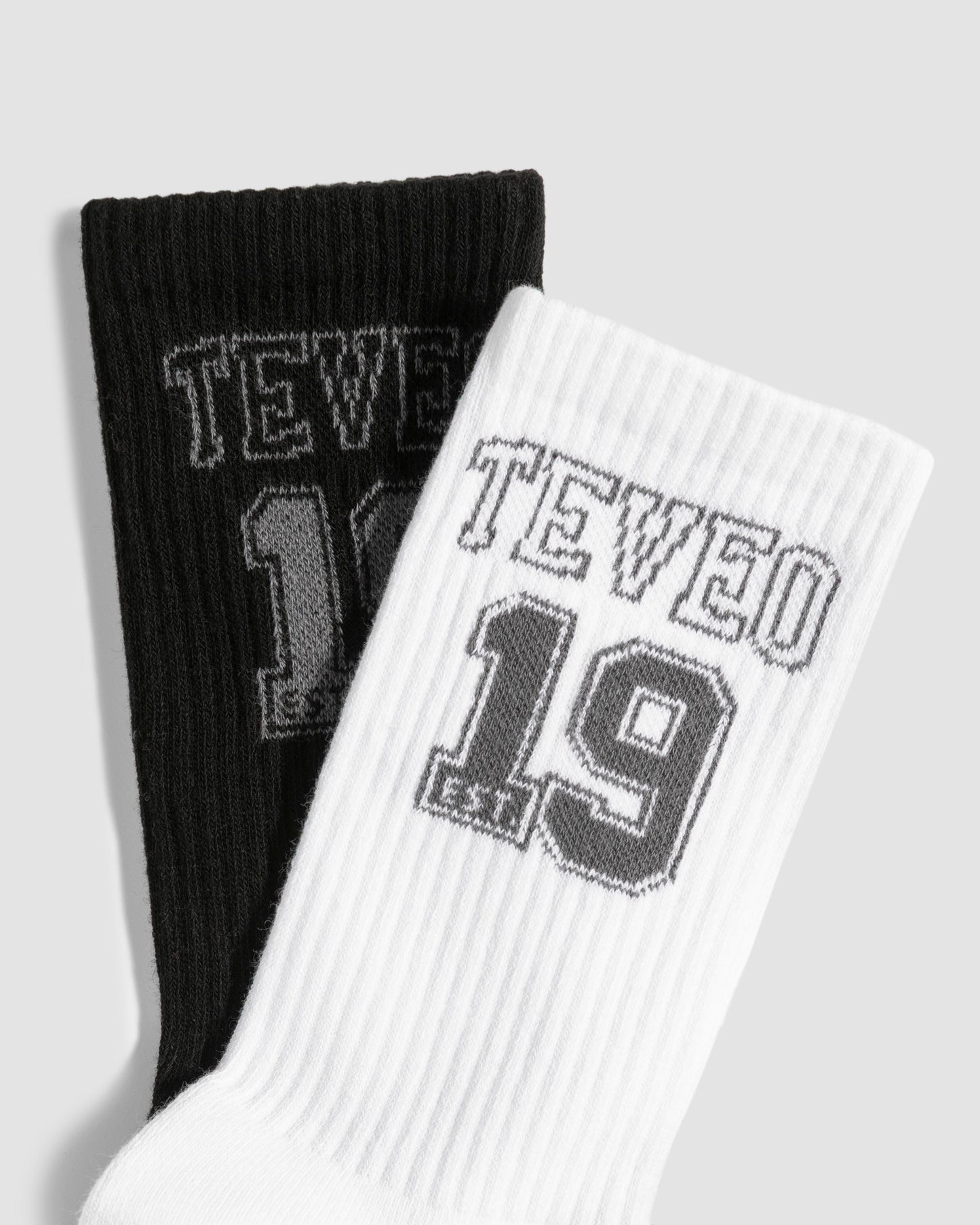 Calcetines Football (pack de dos) «negro/blanco»