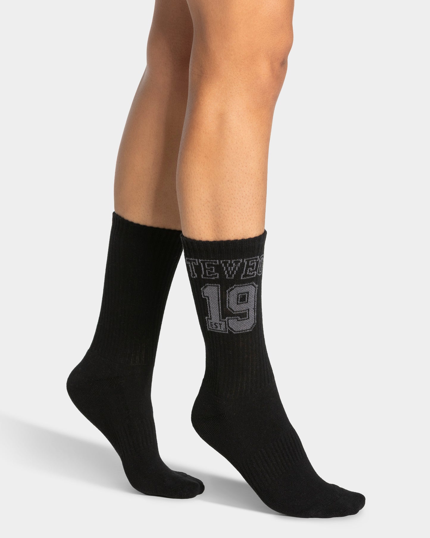 Calcetines Football (pack de dos) «negro/blanco»