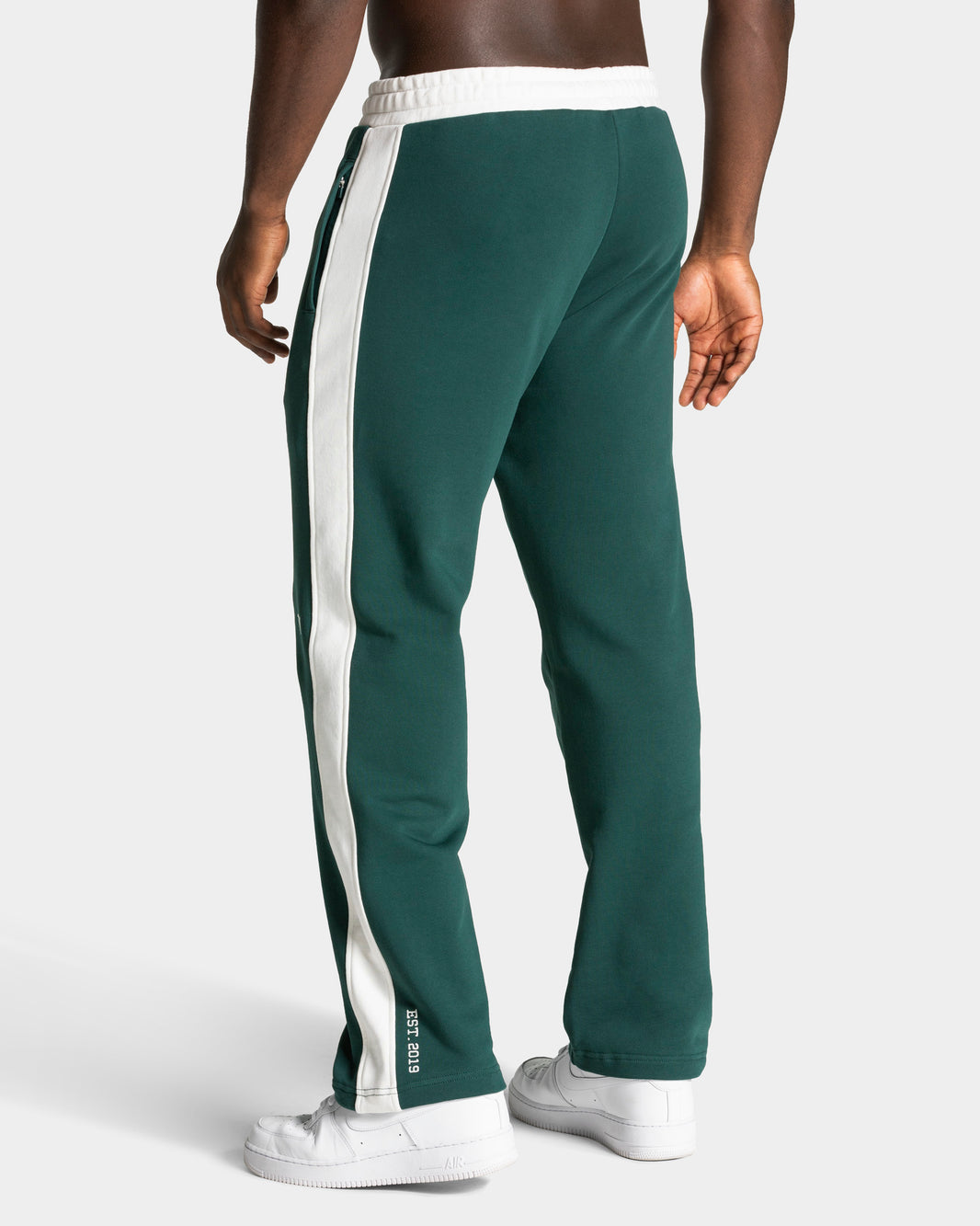 Football Straight Leg Joggers ‘Dark Green’