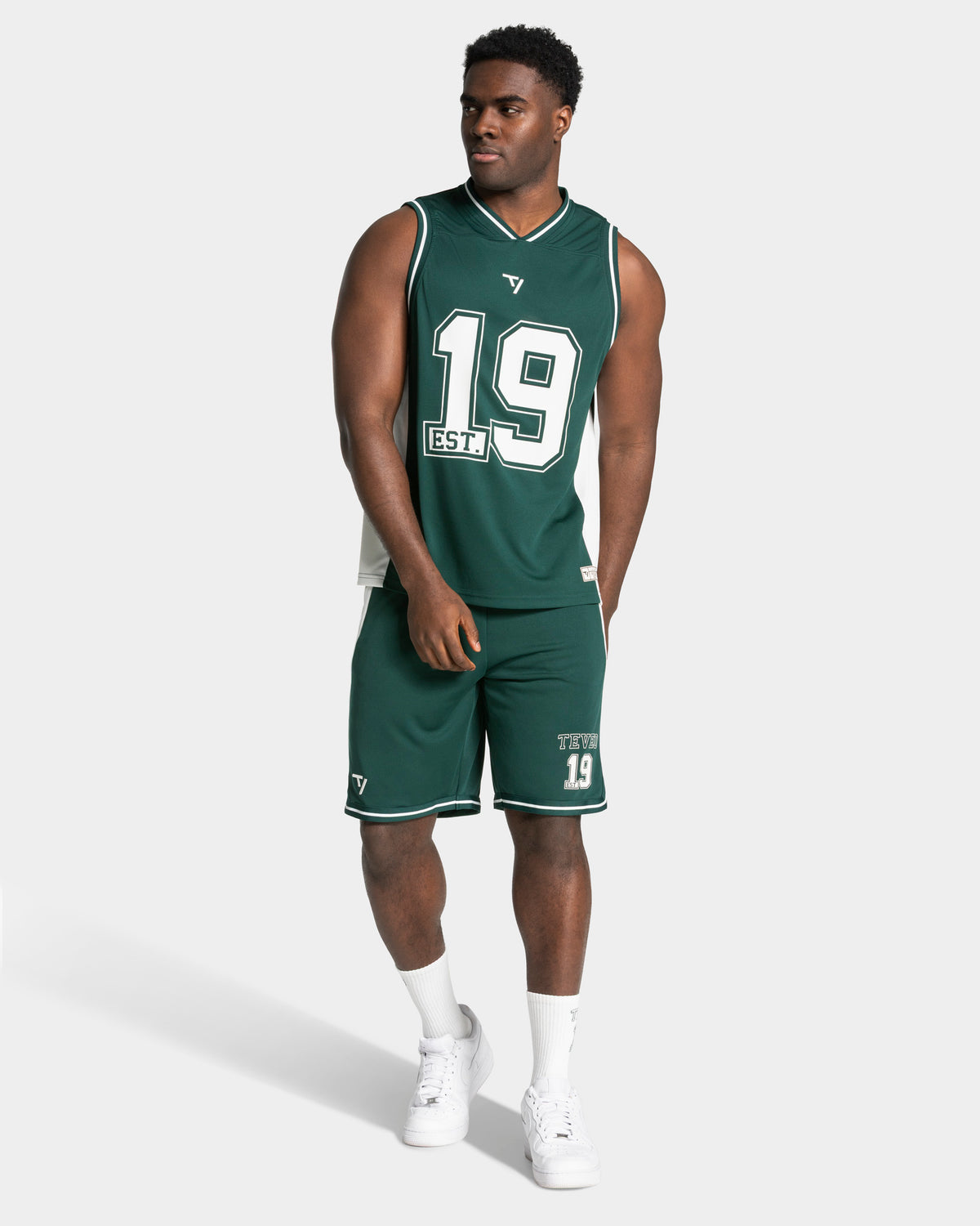 Shorts Football 9 Inch “Verde scuro"