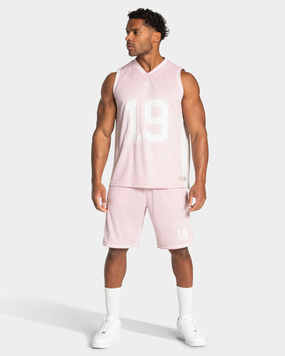 Football Shorts 9 Inch ‘Light Pink’