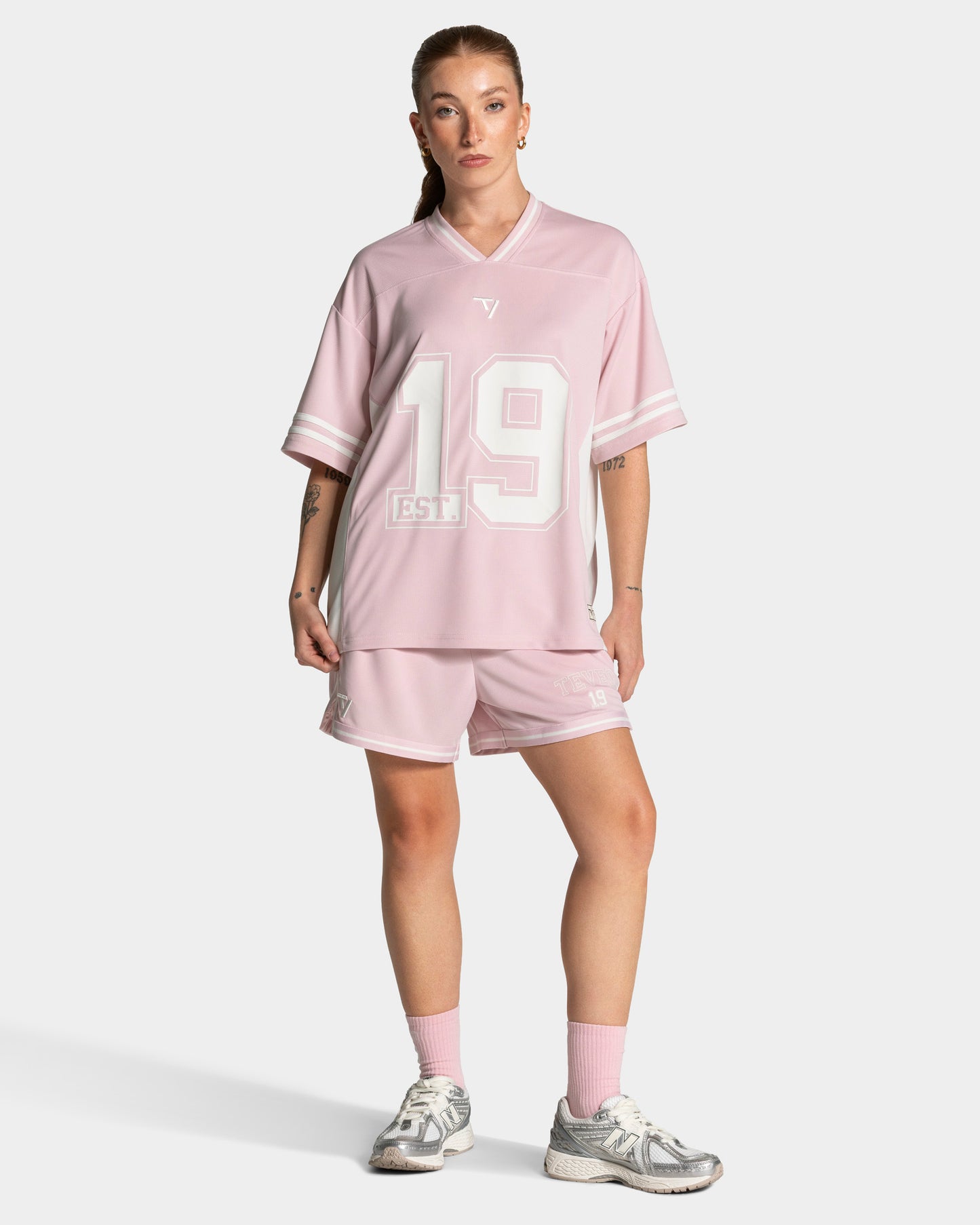 Football Shorts ‘Light Pink’