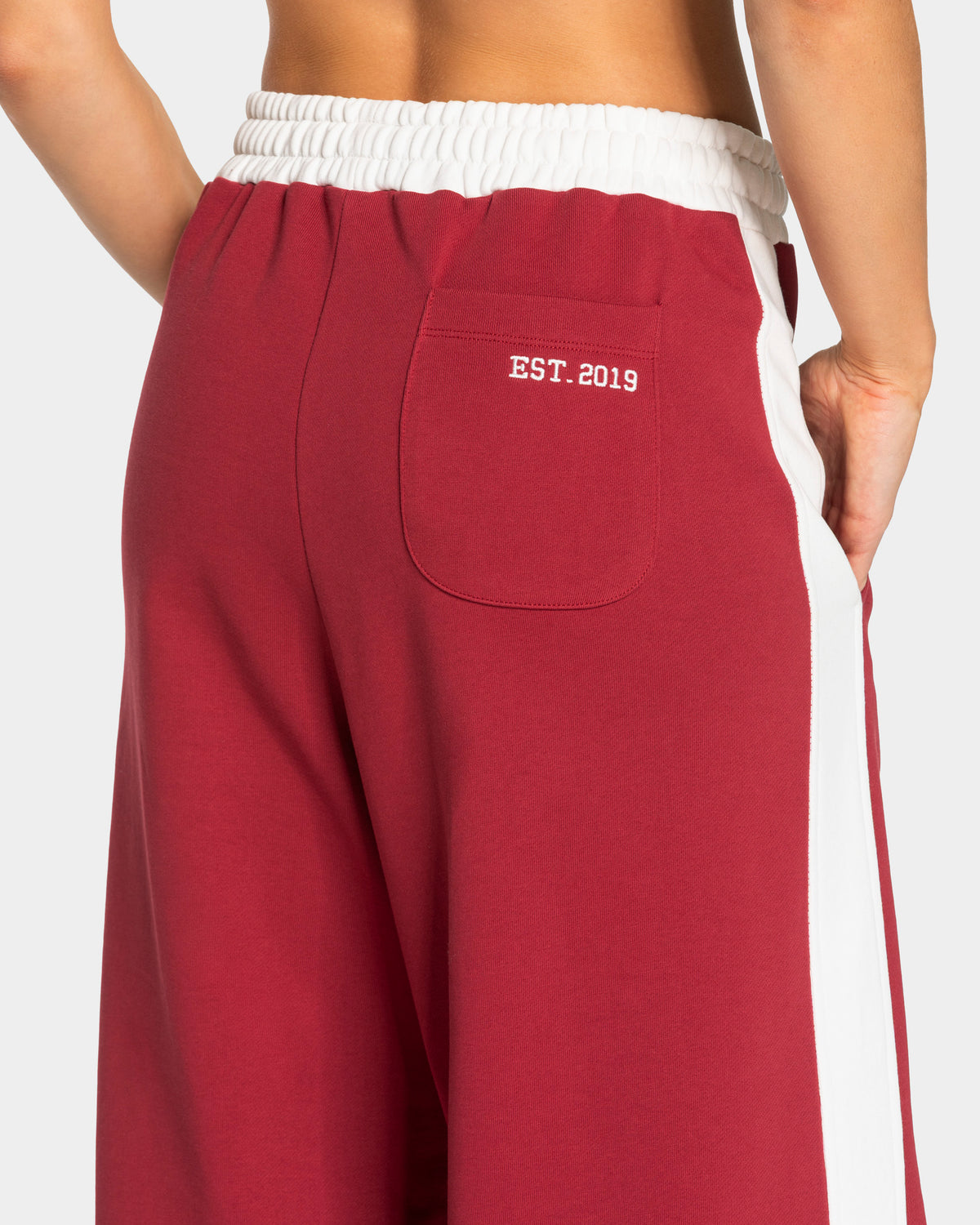 Joggers Football Wide Leg “Cranberry”