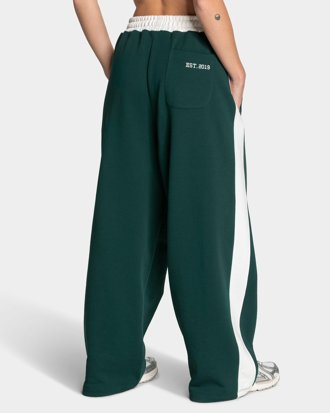Football Wide Leg Joggers ‘Dark Green’