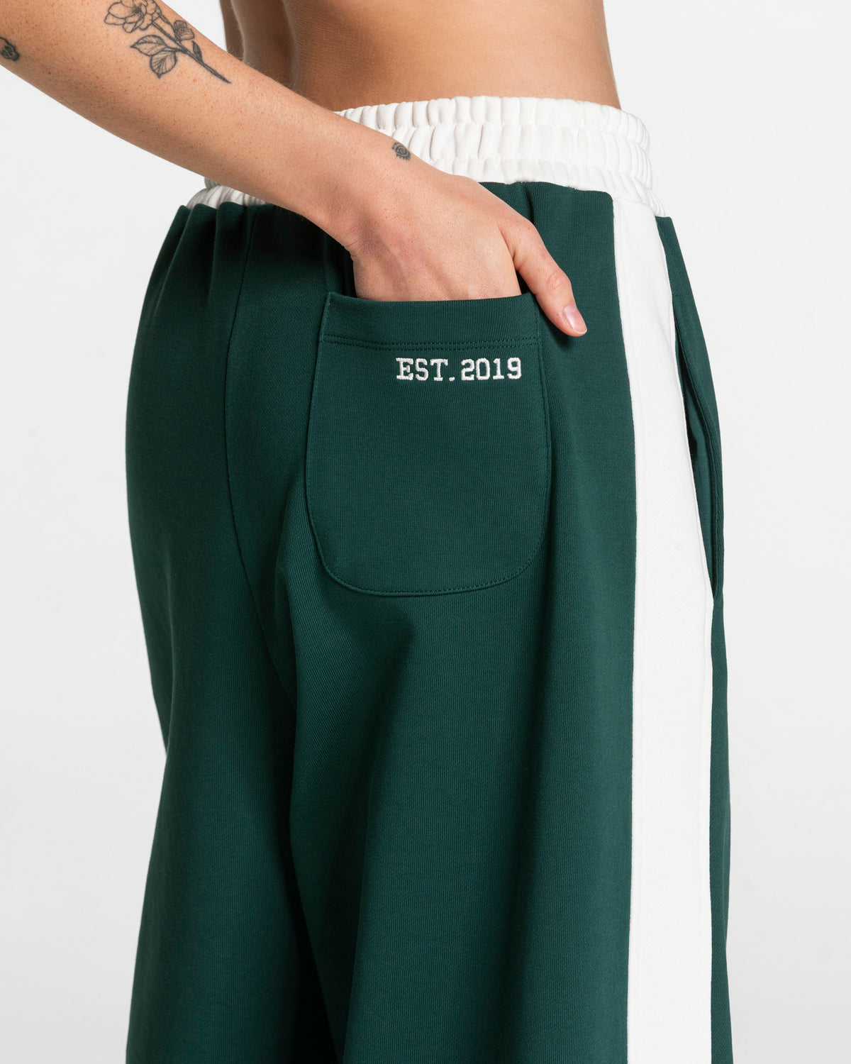 Joggers Football Wide Leg “Verde scuro”