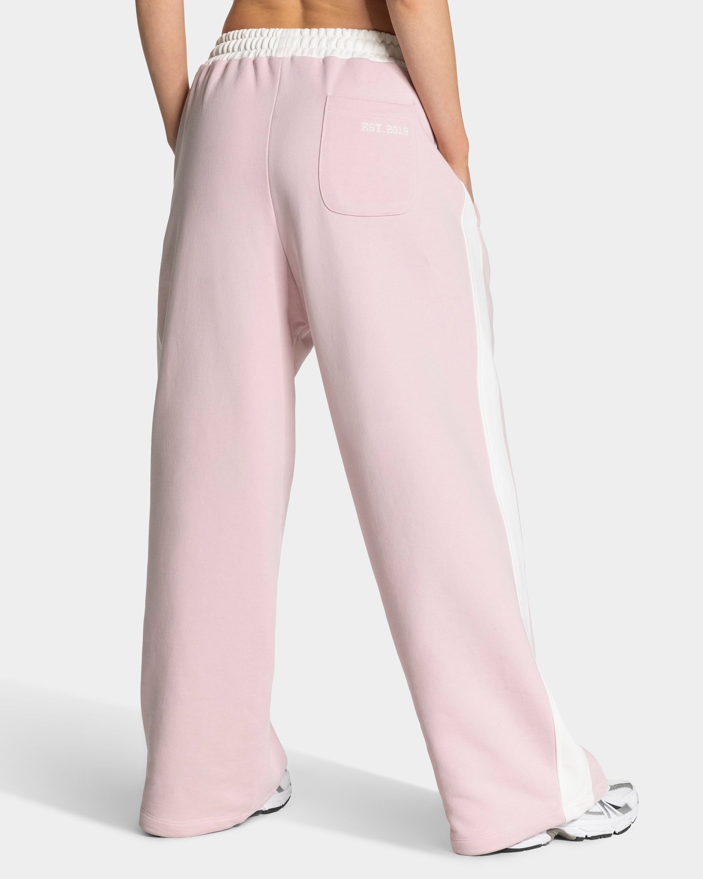 Football Wide Leg Joggers ‘Light Pink’